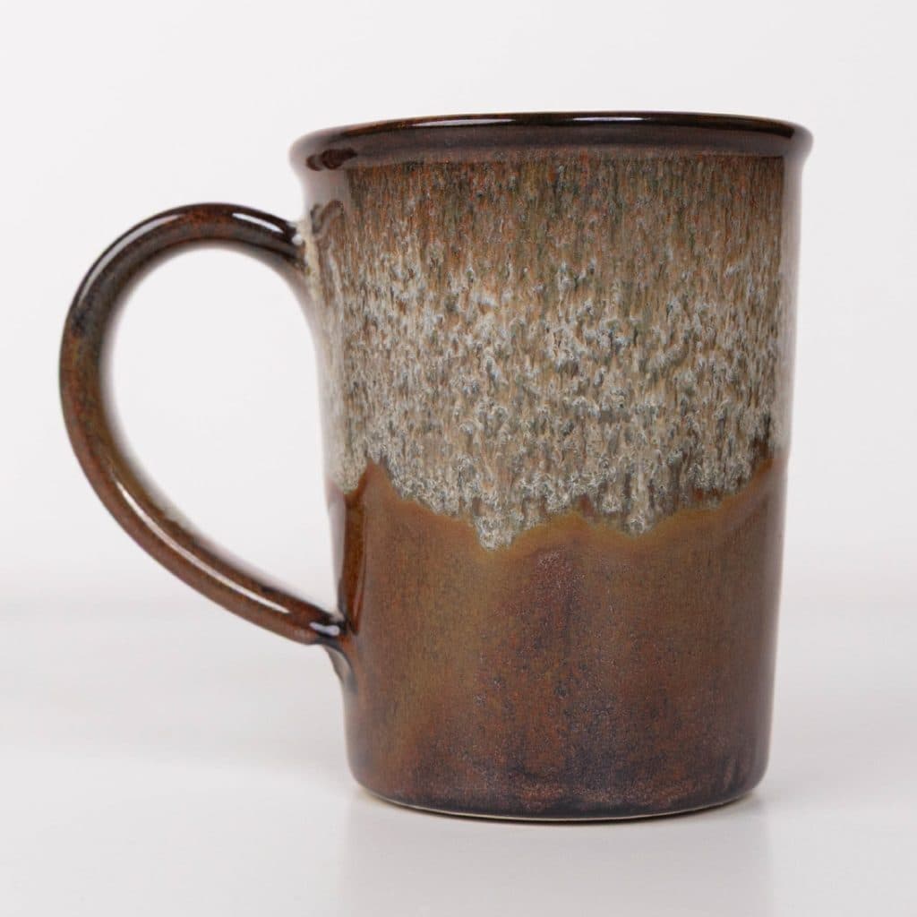 Copper Cloud glaze on a custom mug