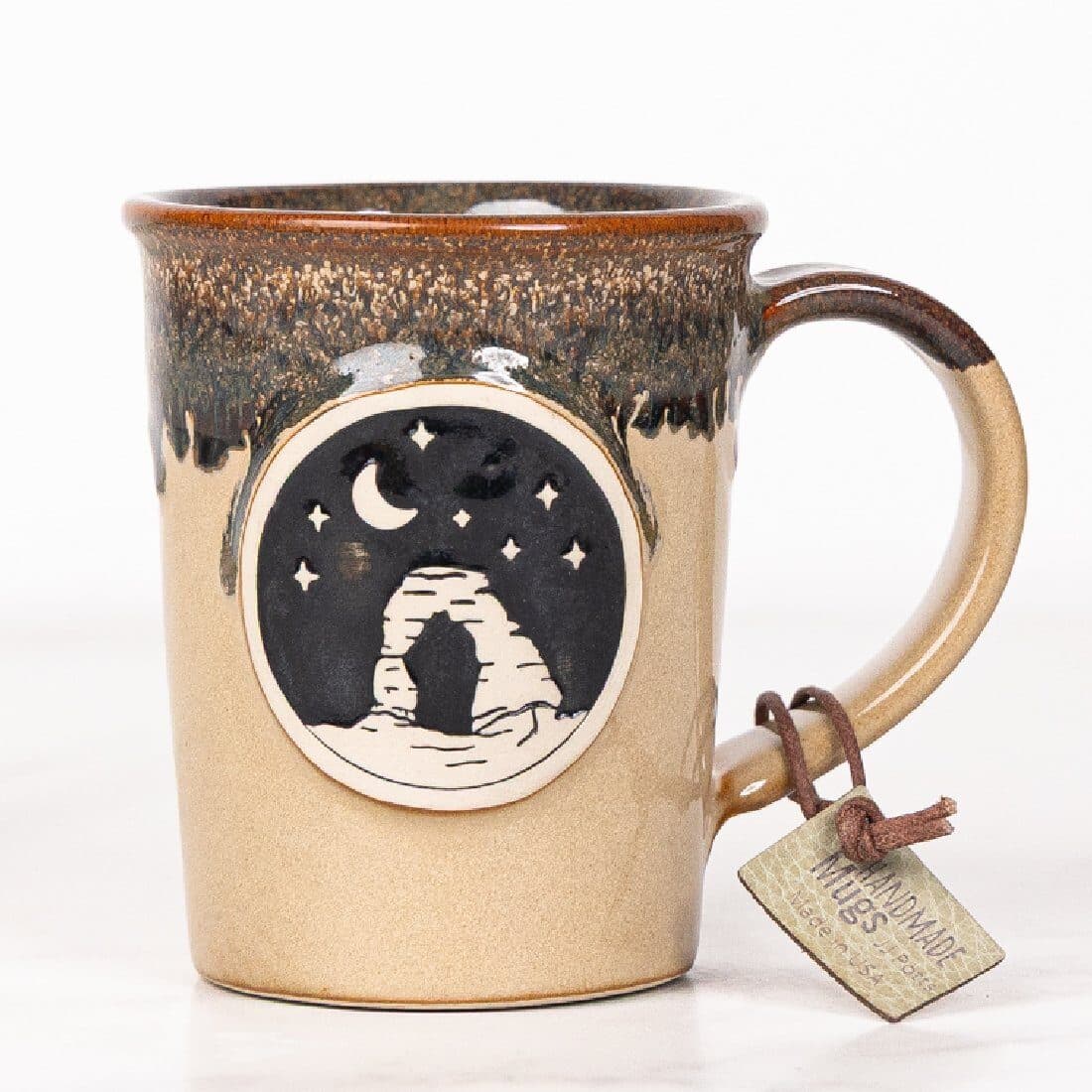 Desert Glow glaze on a custom mug