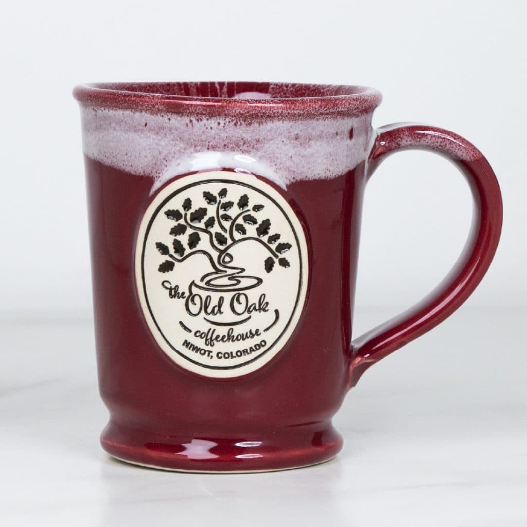 Frosted Wildberry glaze on a custom mug