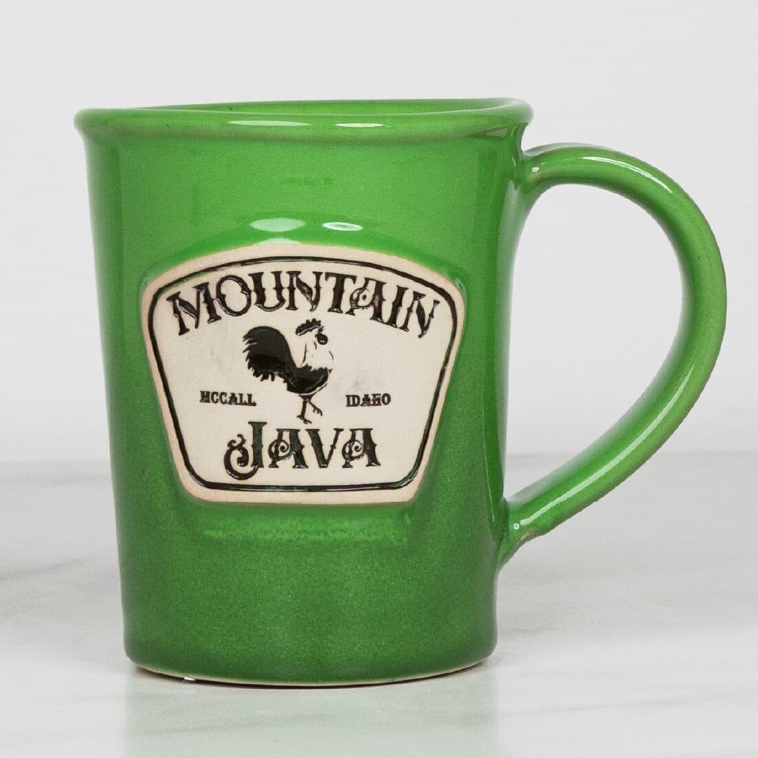 Green Apple glaze on a custom mug