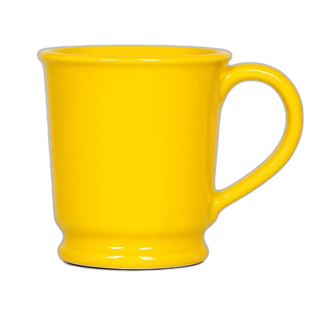 Banana glaze on a plain mug