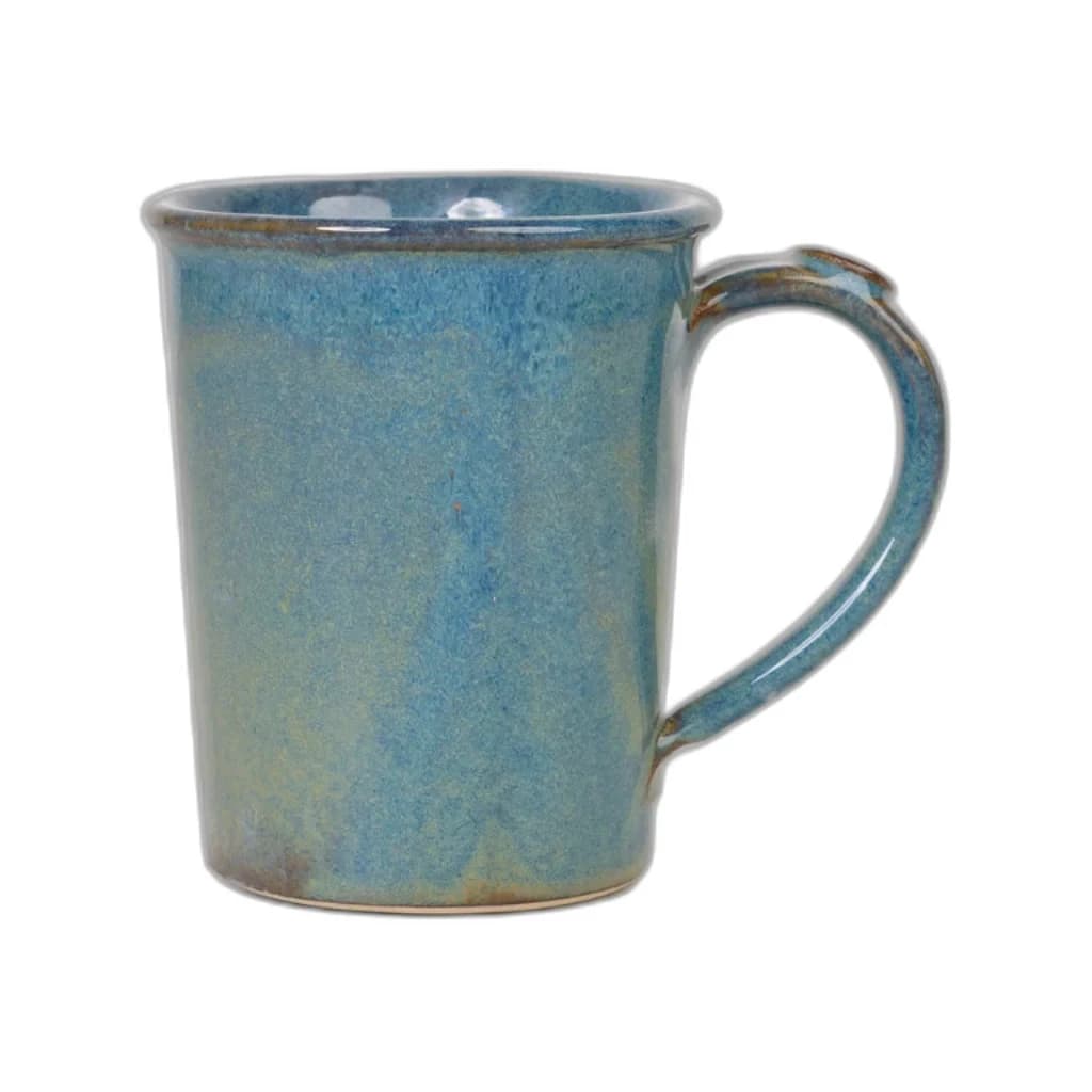 Barnyard Blue glaze on a plain mug