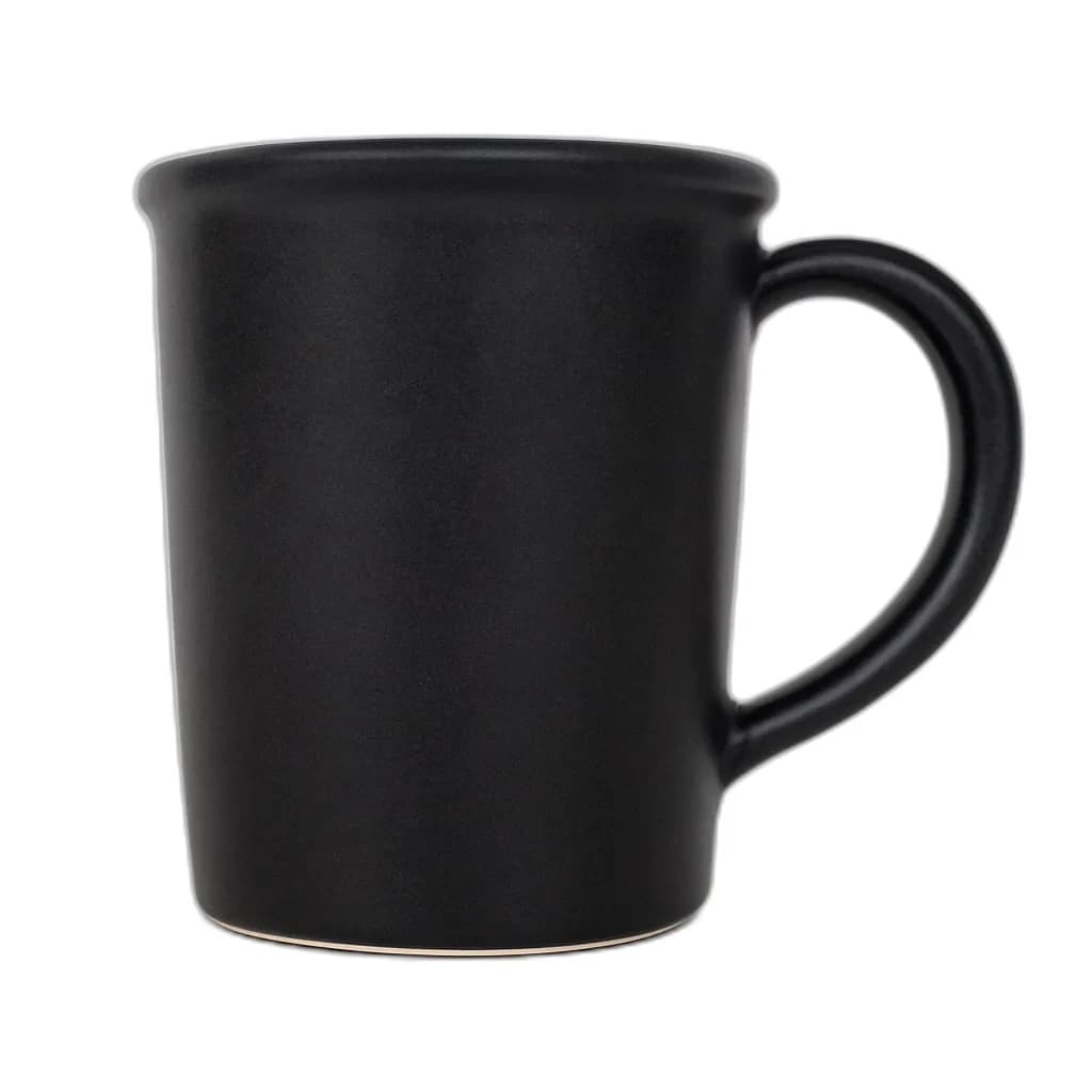 Briquette glaze on a plain mug