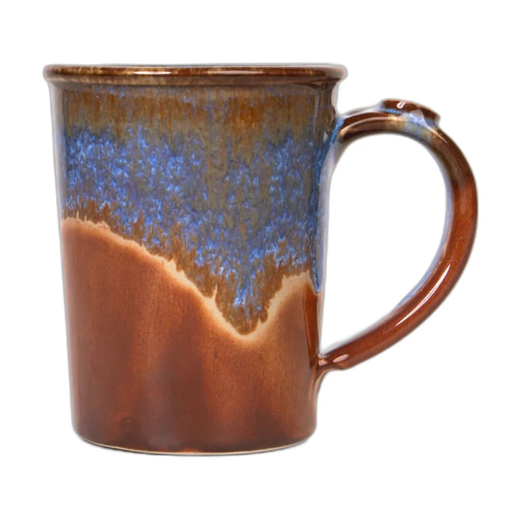 Canyon Rain glaze on a plain mug
