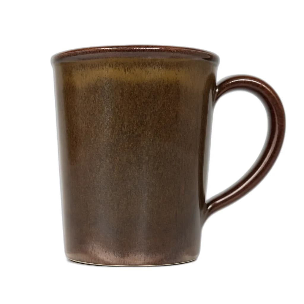 Copper Kettle glaze on a plain mug