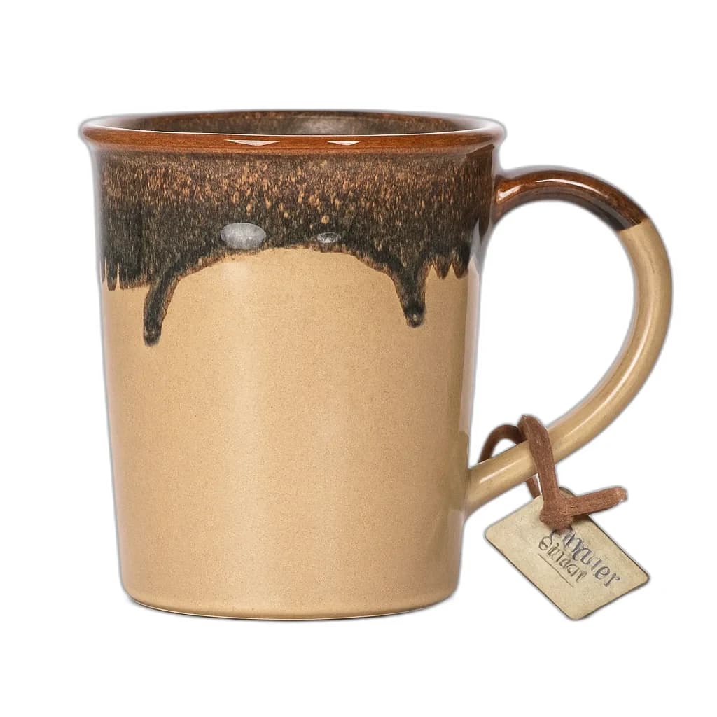 Desert Glow glaze on a plain mug