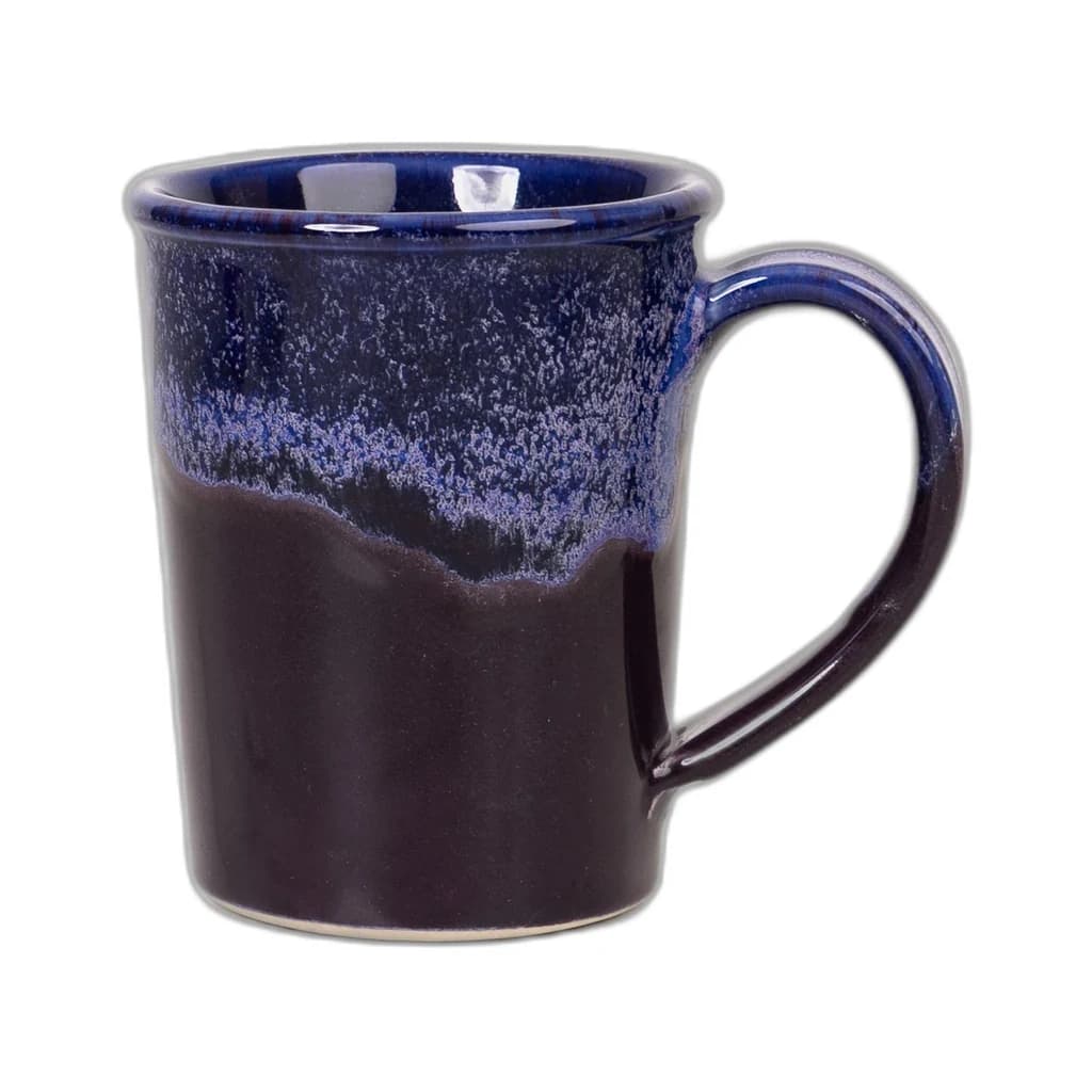 Elderberry glaze on a plain mug