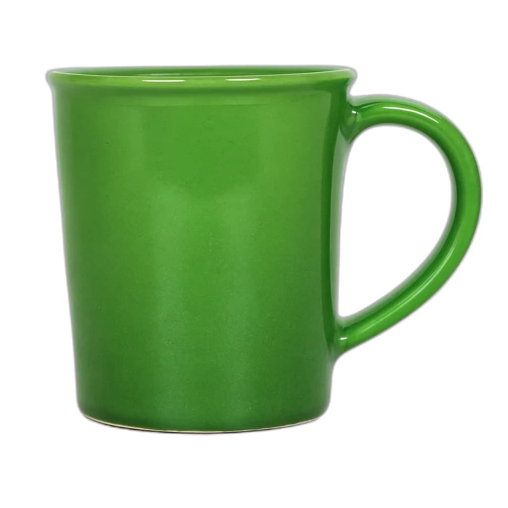 Green Apple glaze on a plain mug